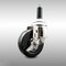 Service Caster 4 Inch 316SS Soft Rubber Wheel Swivel 3/4 Inch Expanding Stem Caster Brake SCC SCC-SS316EX20S414-SRS-TLB-34 - alternate 2